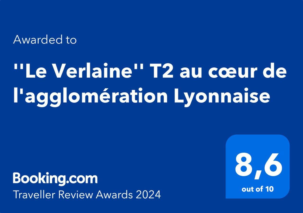 "Le Verlaine" T2 Au Coeur De L'Agglomeration Lyonnaise Villeurbanne Zewnętrze zdjęcie